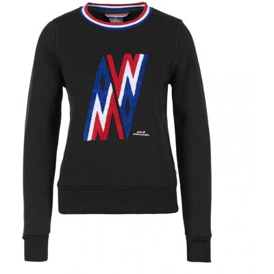 Peak Mountain Felpe Sweat femme ATAMINE Nero EU L Peak Mountain Felpe Sweat femme ATAMINE Nero EU L