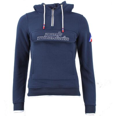 Peak Mountain Felpe con cappuccio Sweat à capuche femme AFLOW Marine EU L Peak Mountain Felpe con cappuccio Sweat à capuche femme AFLOW Marine EU L