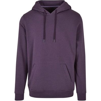 Build Your Brand Felpe con cappuccio Heavy Viola EU S Build Your Brand Felpe con cappuccio Heavy Viola EU S
