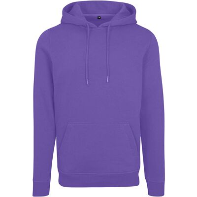 Build Your Brand Felpe con cappuccio Heavy Viola EU S Build Your Brand Felpe con cappuccio Heavy Viola EU S