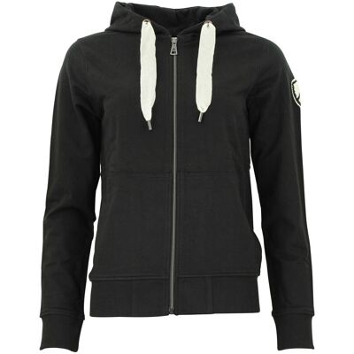 Peak Mountain Felpe con cappuccio Sweat zippé à capuche femme ACLARA Nero EU L Peak Mountain Felpe con cappuccio Sweat zippé à capuche femme ACLARA Nero EU L