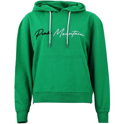 Peak Mountain Felpe con cappuccio Sweat à capuche femme ALAUREN Verde EU XL Peak Mountain Felpe con cappuccio Sweat à capuche femme ALAUREN Verde EU XL