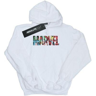 Marvel Felpe con cappuccio BI2073 Bianco EU M Marvel Felpe con cappuccio BI2073 Bianco EU M