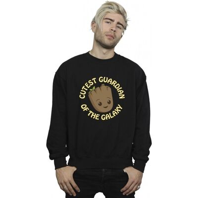 Marvel Felpe I Am Groot Cutest Guardian Nero EU XL Marvel Felpe I Am Groot Cutest Guardian Nero EU XL