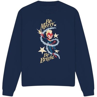 Marvel Felpe Be Merry Be Bright Blu EU XXL Marvel Felpe Be Merry Be Bright Blu EU XXL