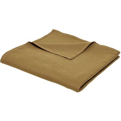 Today Plaid, coperte Plaid XL 150/200 Gaze de coton Essential Bronze Marrone 150x200 cm Today Plaid, coperte Plaid XL 150/200 Gaze de coton Essential Bronze Marrone 150x200 cm