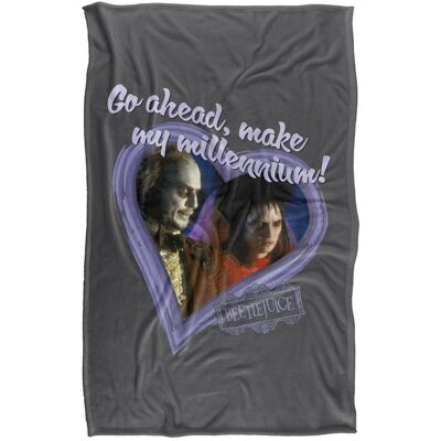 Beetlejuice Plaid, coperte 147 cm x 91 cm TV35541 Multicolore Unica Beetlejuice Plaid, coperte 147 cm x 91 cm TV35541 Multicolore Unica
