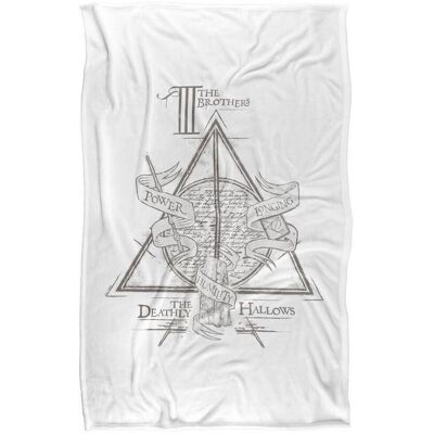 Harry Potter Plaid, coperte 147 cm x 91 cm TV37536 Bianco Unica Harry Potter Plaid, coperte 147 cm x 91 cm TV37536 Bianco Unica