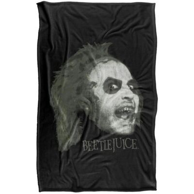 Beetlejuice Coperta 147 cm x 91 cm TV39641 Nero Unica Beetlejuice Coperta 147 cm x 91 cm TV39641 Nero Unica