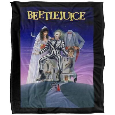Beetlejuice Plaid, coperte 147 cm x 91 cm TV39671 Multicolore Unica Beetlejuice Plaid, coperte 147 cm x 91 cm TV39671 Multicolore Unica