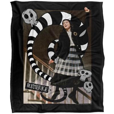 Beetlejuice Plaid, coperte 147 cm x 91 cm TV39717 Nero Unica Beetlejuice Plaid, coperte 147 cm x 91 cm TV39717 Nero Unica