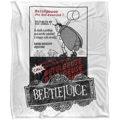 Beetlejuice Plaid, coperte 147 cm x 91 cm TV39986 Multicolore Unica Beetlejuice Plaid, coperte 147 cm x 91 cm TV39986 Multicolore Unica