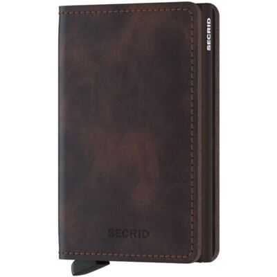 Secrid Portafoglio SlimWallet SV Marrone Unica Secrid Portafoglio SlimWallet SV Marrone Unica