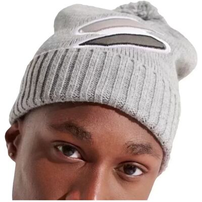 Superdry Berretto Classic logo Grigio Unica Superdry Berretto Classic logo Grigio Unica