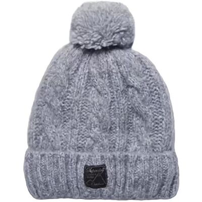 Superdry Berretto essentiel classic Grigio Unica Superdry Berretto essentiel classic Grigio Unica
