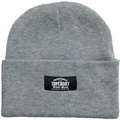 Superdry Berretto Classic Knitted Grigio Unica Superdry Berretto Classic Knitted Grigio Unica