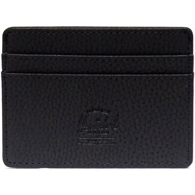 Herschel Portafoglio Charlie Cardholder Vegan Nero Unica Herschel Portafoglio Charlie Cardholder Vegan Nero Unica
