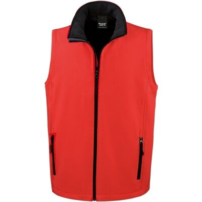 Result - Core Printable - Rosso/Nero - L - Gilet softshell Result - Core Printable - Rosso/Nero - L - Gilet softshell