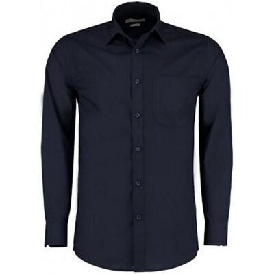 Kustom Kit Camicia a maniche lunghe K142 Blu FR 44 Kustom Kit Camicia a maniche lunghe K142 Blu FR 44