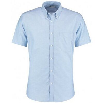 Kustom Kit Camicia a maniche corte KK183 Blu FR 36 Kustom Kit Camicia a maniche corte KK183 Blu FR 36