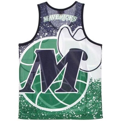 Mitchell & Ness Dallas Mavericks Tank Top - Pallacanestro Tutto l'Anno Uomo Verde Mitchell & Ness Dallas Mavericks Tank Top - Pallacanestro Tutto l'Anno Uomo Verde