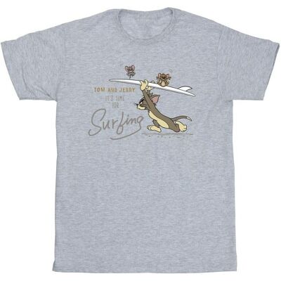 Dessins Animés T-shirt It's Time For Surfing Grigio EU 5XL Dessins Animés T-shirt It's Time For Surfing Grigio EU 5XL
