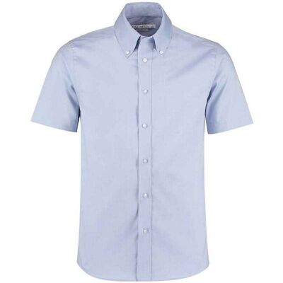 Kustom Kit Camicia a maniche corte Premium Blu FR 34 Kustom Kit Camicia a maniche corte Premium Blu FR 34