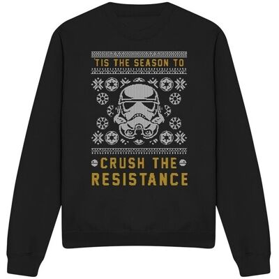 Disney Felpe Crush The Resistance This Christmas Nero EU XXL Disney Felpe Crush The Resistance This Christmas Nero EU XXL
