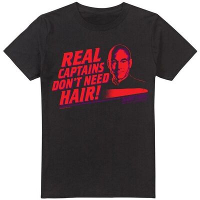 Star Trek T-shirts a maniche lunghe Real Captain Nero EU 3XL Star Trek T-shirts a maniche lunghe Real Captain Nero EU 3XL