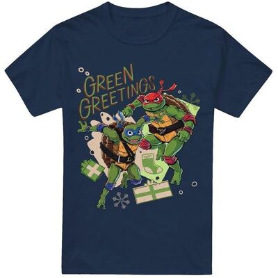 Dessins Animés T-shirt Christmas Greetings Blu EU 5XL Dessins Animés T-shirt Christmas Greetings Blu EU 5XL
