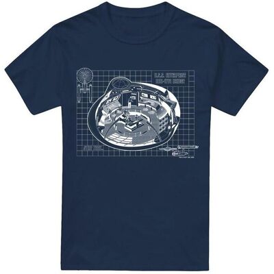 Star Trek T-shirts a maniche lunghe Bridge Blu EU XXL Star Trek T-shirts a maniche lunghe Bridge Blu EU XXL