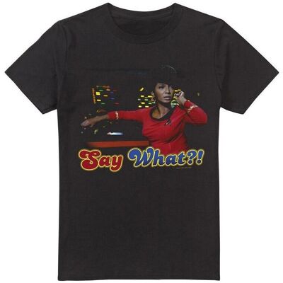 Star Trek T-shirt Say What Nero EU M Star Trek T-shirt Say What Nero EU M