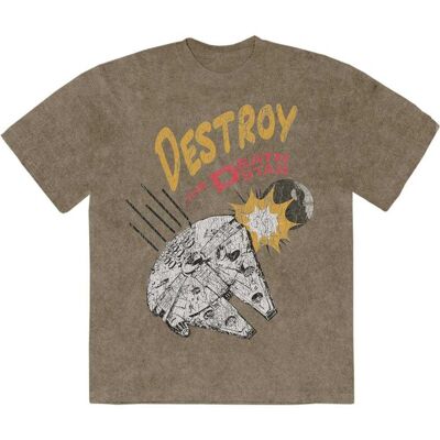 Disney T-shirt Destroy Death Star Verde EU XXL Disney T-shirt Destroy Death Star Verde EU XXL