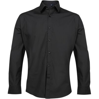 Premier Camicia a maniche lunghe PR207 Nero FR 44 Premier Camicia a maniche lunghe PR207 Nero FR 44