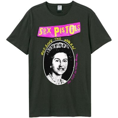 Amplified Clothing T-shirt & Polo God Save The Queen Multicolore EU XS Amplified Clothing T-shirt & Polo God Save The Queen Multicolore EU XS