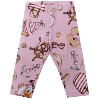 Monnalisa Collant leggings cotton/elastan pants kids Rosa 18 mesi Monnalisa Collant leggings cotton/elastan pants kids Rosa 18 mesi