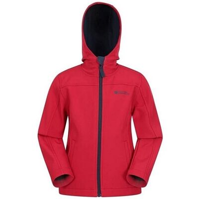 Giacca Soft Shell Resistente all'acqua Exodus per Bambini - Rosso - 11-12 anni Giacca Soft Shell Resistente all'acqua Exodus per Bambini - Rosso - 11-12 anni