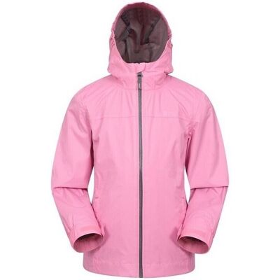 Giacca impermeabile per bambini Mountain Warehouse - Rosa pallido - Taglia 11-12 anni Giacca impermeabile per bambini Mountain Warehouse - Rosa pallido - Taglia 11-12 anni