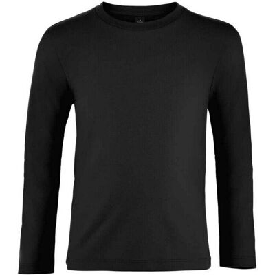 Sols T-shirts a maniche lunghe Imperial Nero 6 anni Sols T-shirts a maniche lunghe Imperial Nero 6 anni