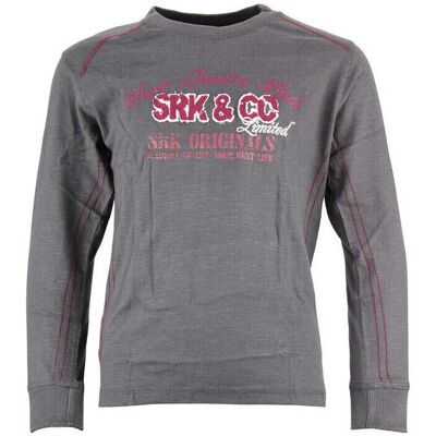 Srk T-shirts a maniche lunghe T-shirt manches longues garçon ECANYON Grigio 5 anni Srk T-shirts a maniche lunghe T-shirt manches longues garçon ECANYON Grigio 5 anni