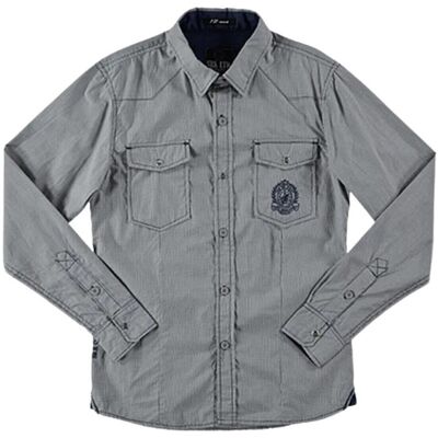 Srk Camicia a maniche lunghe Chemise manches longues garçon ECLANK Grigio 6 anni Srk Camicia a maniche lunghe Chemise manches longues garçon ECLANK Grigio 6 anni