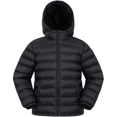 Giacca imbottita con fodera in pelliccia sintetica - Mountain Warehouse - Nero - Taglia 5-6 anni Giacca imbottita con fodera in pelliccia sintetica - Mountain Warehouse - Nero - Taglia 5-6 anni