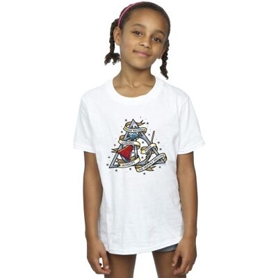 Harry Potter T-shirt The Deathly Hallows Bianco 7 / 8 anni Harry Potter T-shirt The Deathly Hallows Bianco 7 / 8 anni