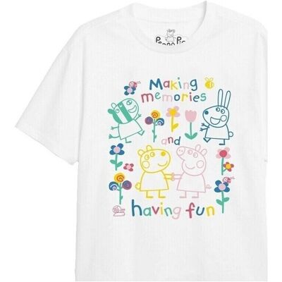 Dessins Animés T-shirt Fun Friends Bianco 5 / 6 anni Dessins Animés T-shirt Fun Friends Bianco 5 / 6 anni