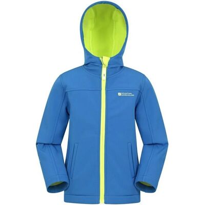Giacca Soft Shell Impermeabile per Bambini - Blu - 11-12 anni Giacca Soft Shell Impermeabile per Bambini - Blu - 11-12 anni
