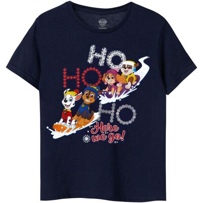 Dessins Animés T-shirt Ho Ho Ho Blu 7 / 8 anni Dessins Animés T-shirt Ho Ho Ho Blu 7 / 8 anni