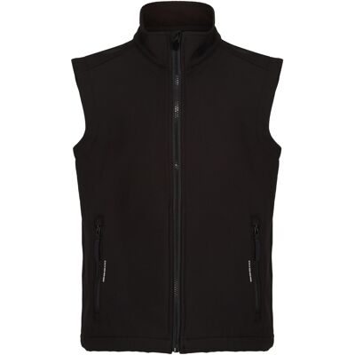 Gilet Softshell Ablaze di Regatta - Nero - 5-6 anni Gilet Softshell Ablaze di Regatta - Nero - 5-6 anni