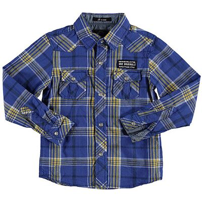 Srk Camicia a maniche corte Chemise garçon ECEFIR Blu 6 anni Srk Camicia a maniche corte Chemise garçon ECEFIR Blu 6 anni