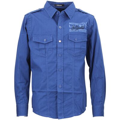 Srk Camicia a maniche corte Chemise garçon ECOTRACE Blu 6 anni Srk Camicia a maniche corte Chemise garçon ECOTRACE Blu 6 anni