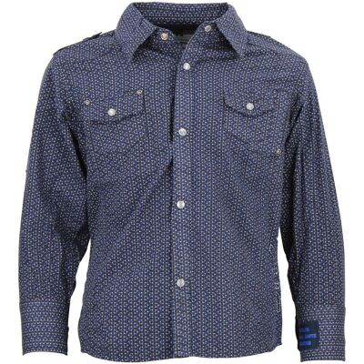 Srk Camicia a maniche corte Chemise garçon EFEU Marine 6 anni Srk Camicia a maniche corte Chemise garçon EFEU Marine 6 anni